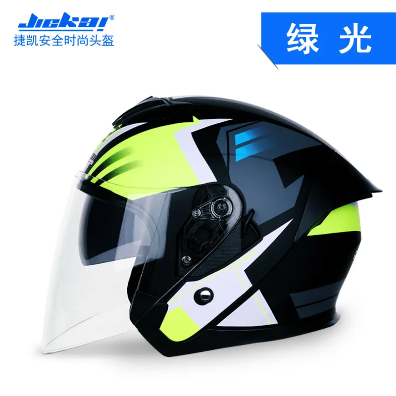 

2025 JIEKAI Helmet Motorcycle Motorbike Dual Lens Summer/Winter Open Face Helmet Moto capacete para motocicleta casco