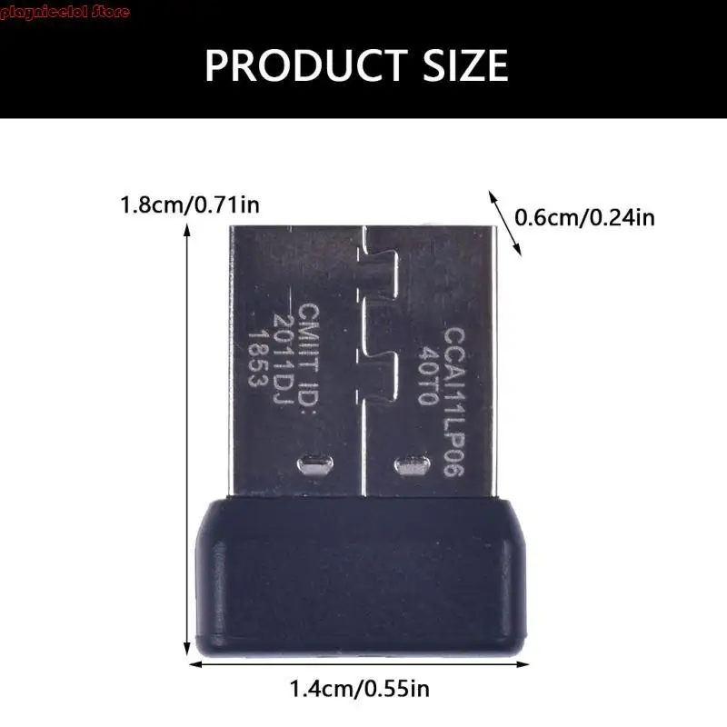 Adaptador sem fio do mouse USB leve e8ba para uso conveniente do mouse G304 G305