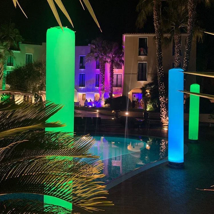 Inflatable Pillar Light Column Tube for Wedding Party Inflatable Air Filled Air Column