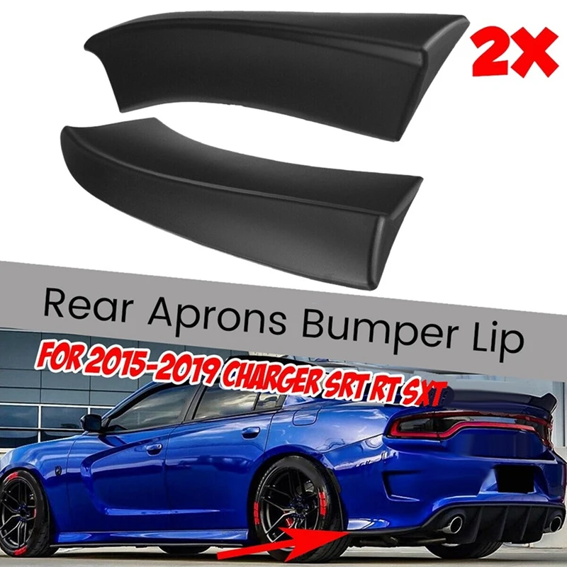 Para Dodge Charger SRT RT SXT 2015-2023 espadas traseras parachoques labio divisor difusor Canard Spoiler