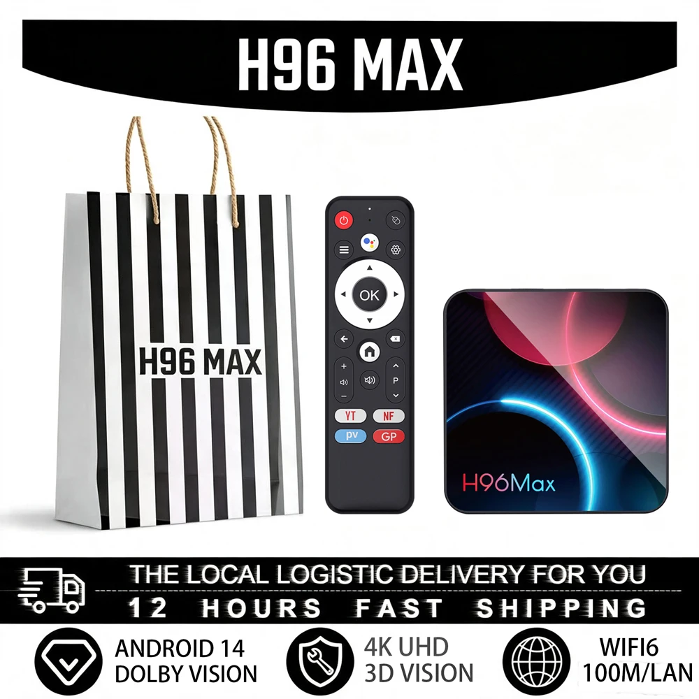 TV Box Android14 Allwinner H313 Quad Core Cortex A53 Support 4K Video 4K BT5.0 Wifi Google Voice Media Player Android Box for Tv
