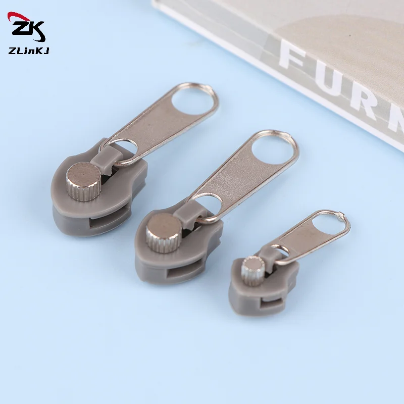 (ZYDD01) Universal Fix Zipper Head Removable Instant Zipper Repair Replacement Bad Buckle DIY Zipper Head Sewing Accessories