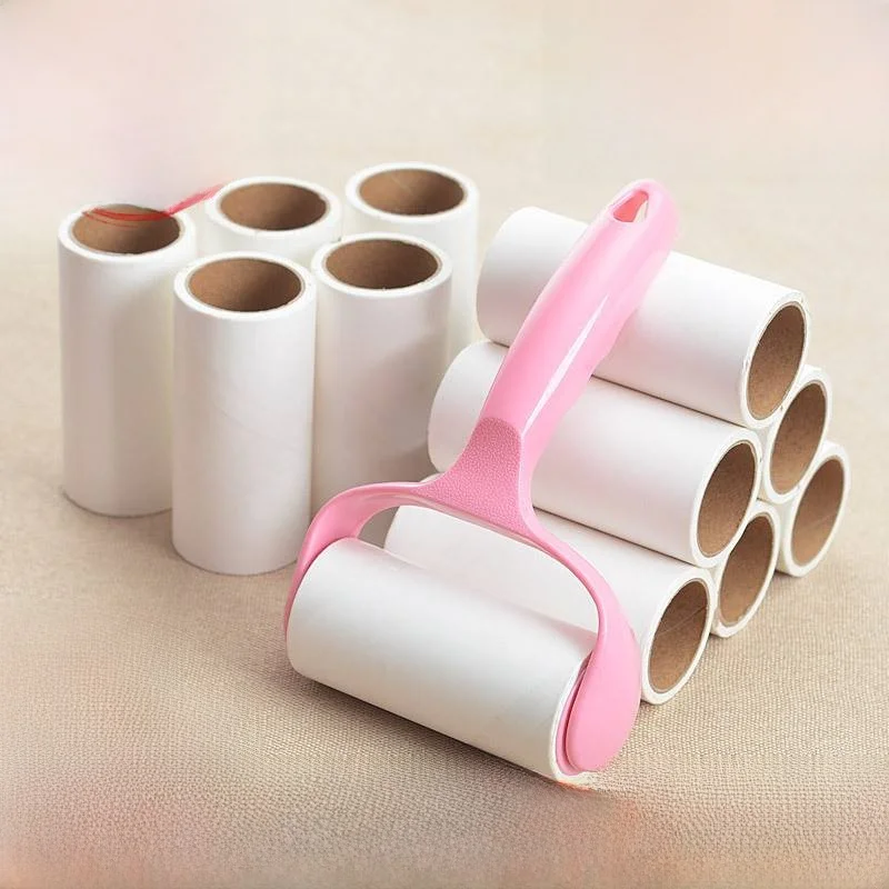 Tearable Roll Brush Sticky Hair Remover for Clothes Dust Removal Plastic Material from China Made by Rongqi Brand