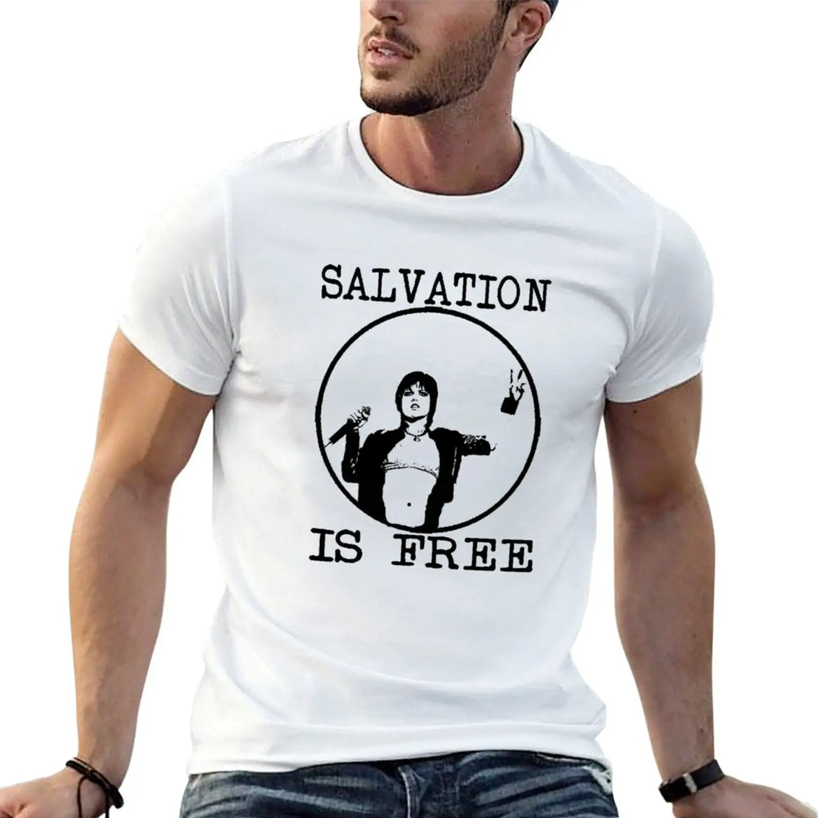 T-shirt Salvation The Cranberries Music, t-shirts personnalisés pour homme, t-shirts amusants en coton pour homme, T-shirt en coton