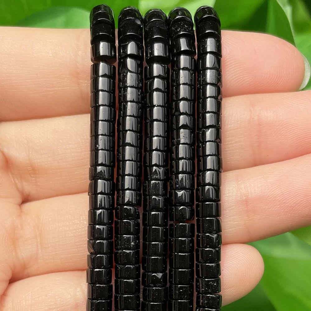 Natürliche Türkis-, Quarz- und Lapislazuli-Rondell-Abstandsperlen 4x2mm Flache Runde Scheiben-Steinperlen für Schmuckherstellung DIY Armband – Detail 14
