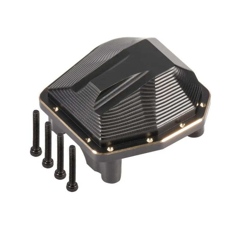 

Латунные крышки дифференциалов передней и задней осей для радиоуправляемого краулера 1/10 Axial SCX10 PRO, улучшенная версия для увеличения веса