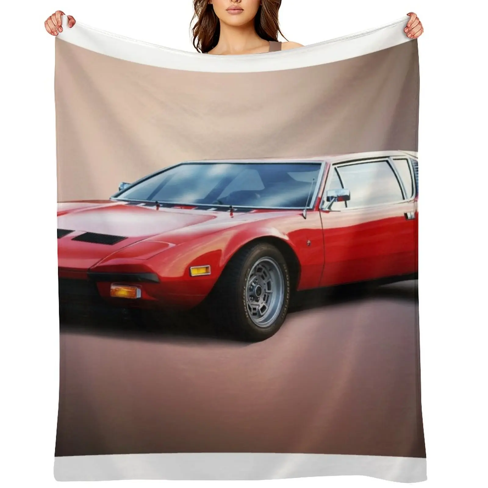 

deTomaso Pantera Throw Blanket Luxury Loose Thins Plush Blankets
