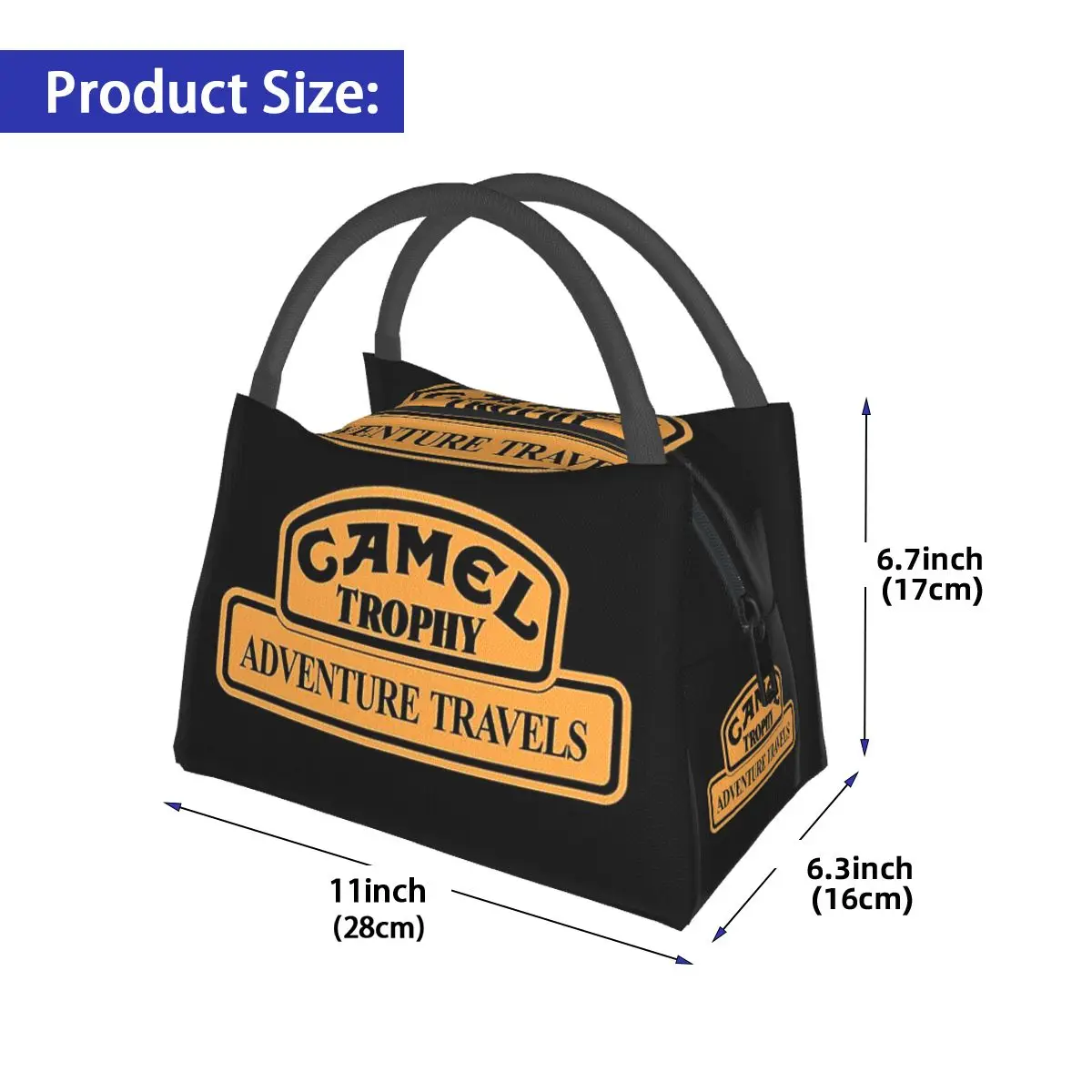 Camel Trophy Defender-fiambrera con aislamiento Bento Box para mujer y niño, bolsa térmica portátil para pícnic, 110