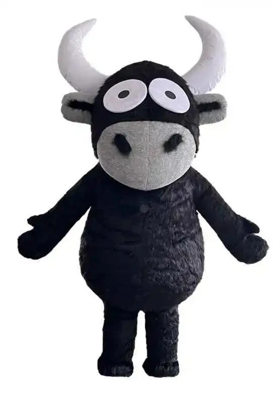 Inflatable Cartoon Mascot Cow Costume Character Imitation Anime Birthday Party Commercial Celebration Adult Suits No Battery