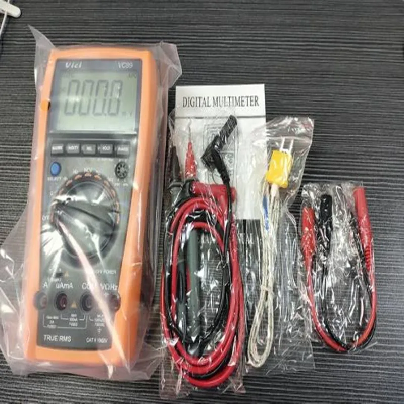 VICI VC99 3 6/7 6000 Counts Auto Range Resistance Capacitance Temperature Frequency Digital Multimeter