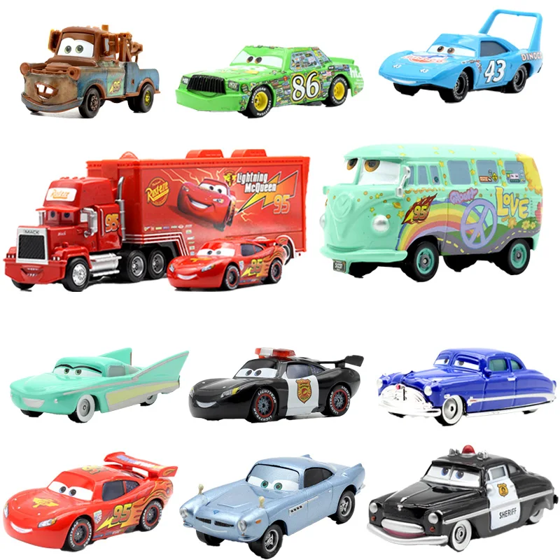 

Новые автомобили Disney Pixar Lightning Mcqueen Ramirez Uncle' Mack Jackson, литая под давлением модель, изысканные игрушки, автомобиль для мальчиков, подарок на Новый год, Chrisments