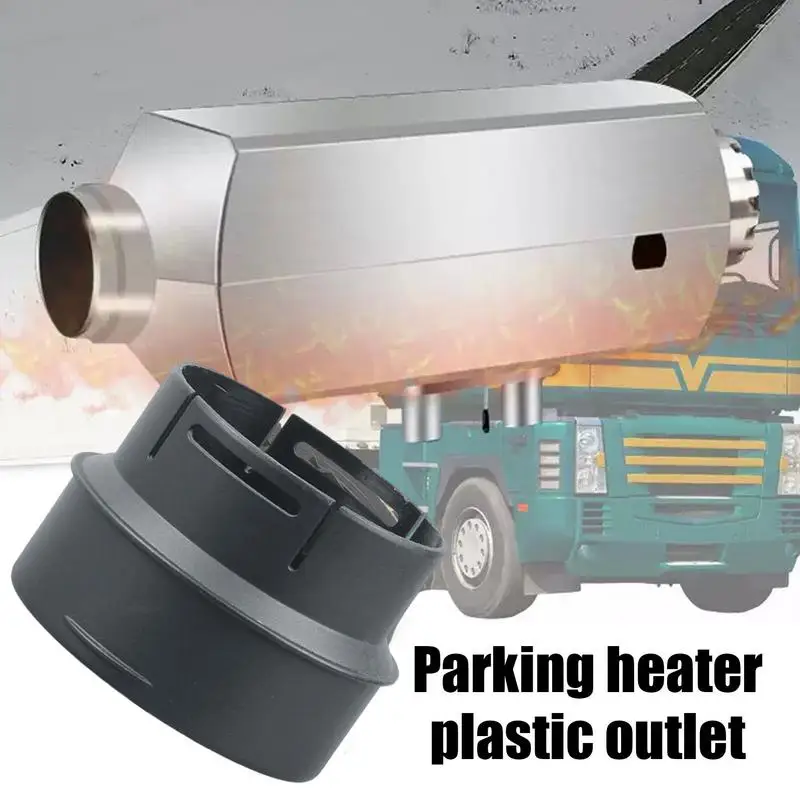 Heater Inlet Hose Connector Flexible Heat-Resistant Pipe Connector Hose Connector Tube Connector for Air Vents Y-Branches