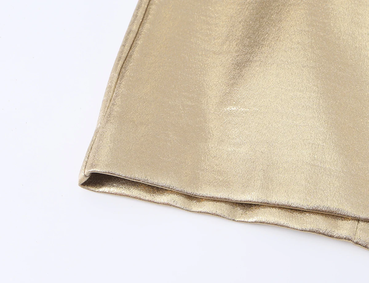 KONDALA Damen Schickes Sexy Trägerkleid Cocktail Geburtstagsparty Korsett Goldfarbenes Kleid 2026 Sommer Trendiges Damen-Minikleid – Detail 9
