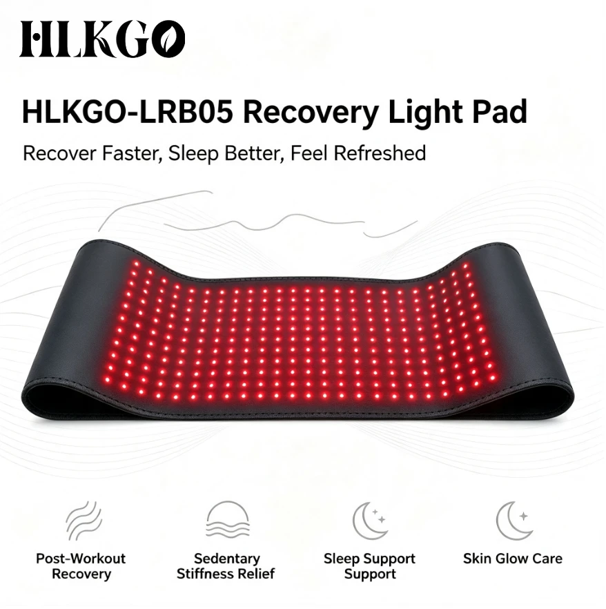 Red Infrared 660nm 850nm Belt – Back Fat Burn Slimming Wrap, Waist Heat Pad for Muscle Soreness & Skin Care