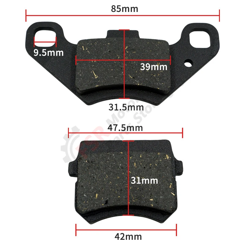 1 Pair Disc Brake Pads for E-TON VIPER 50 70 90 YOUTH ATV ETON 610143 812805 Quad Parts