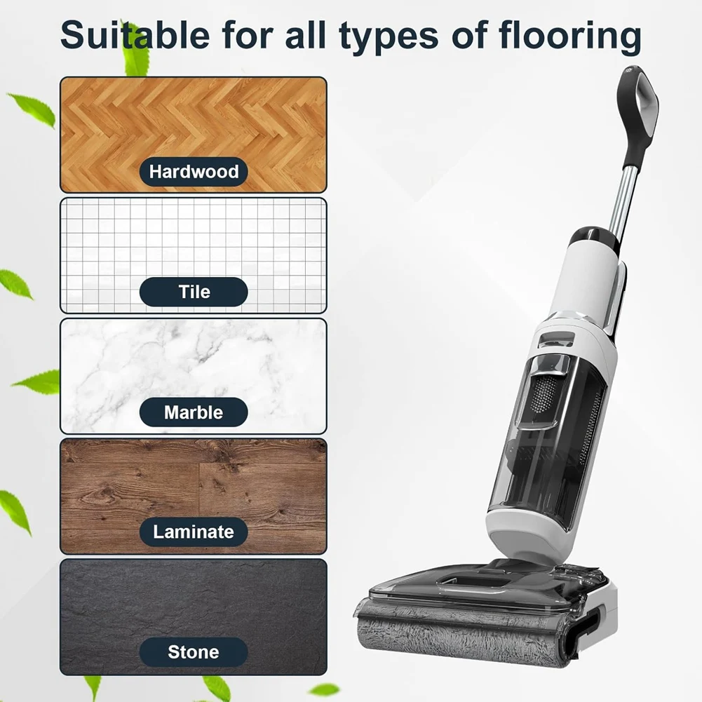 BBNV-Kit d'accessoires pour Tineco Floor One Stretch S6/Floor One Switch S6/Floor One S7 Flashdry/Piso One Switch S7 brosse à rouleau