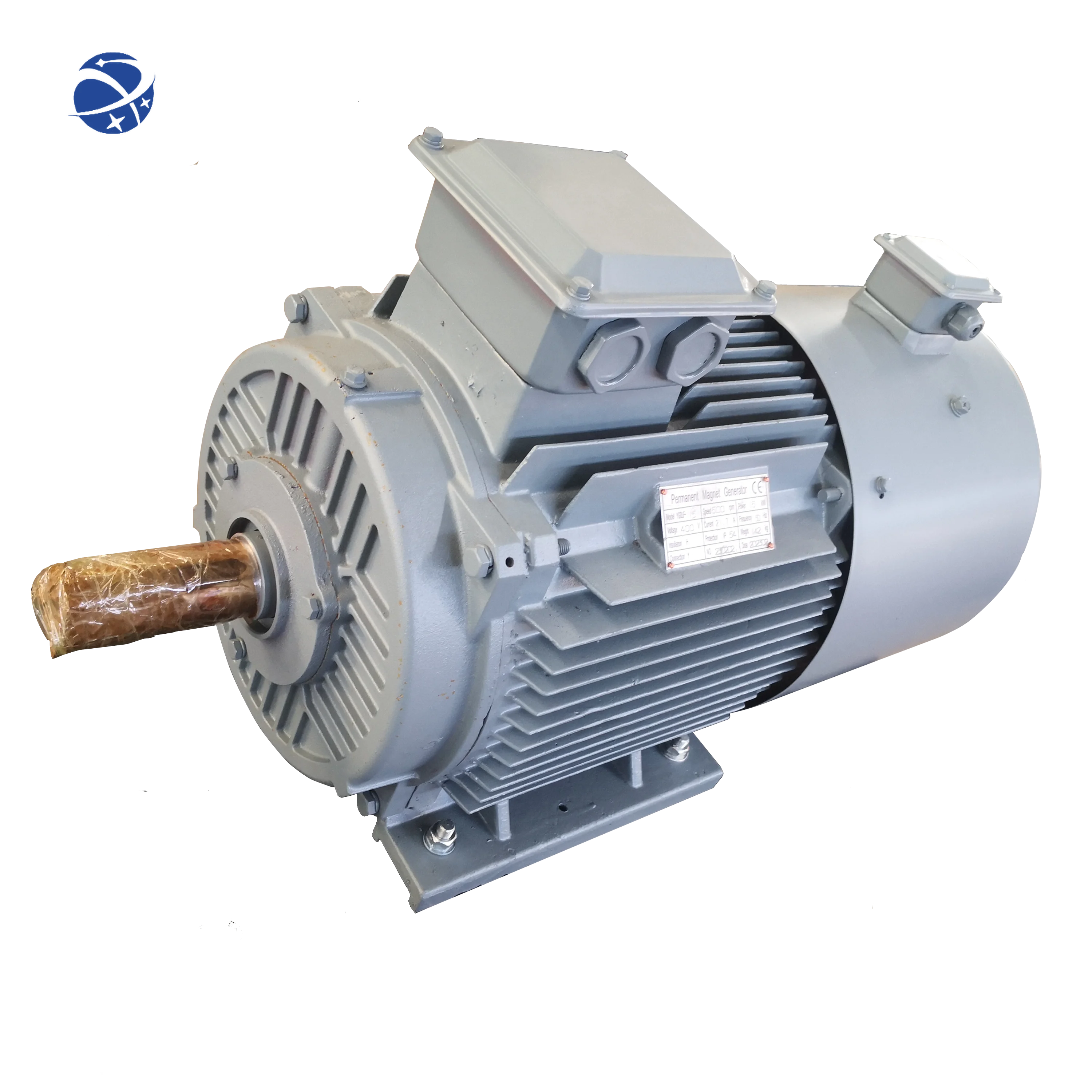 #YUNYI 80KW 100KW 300RPM 500RPM Three Phase Permanent Magnet Generator Single Phase Permanent Magnet Alternator