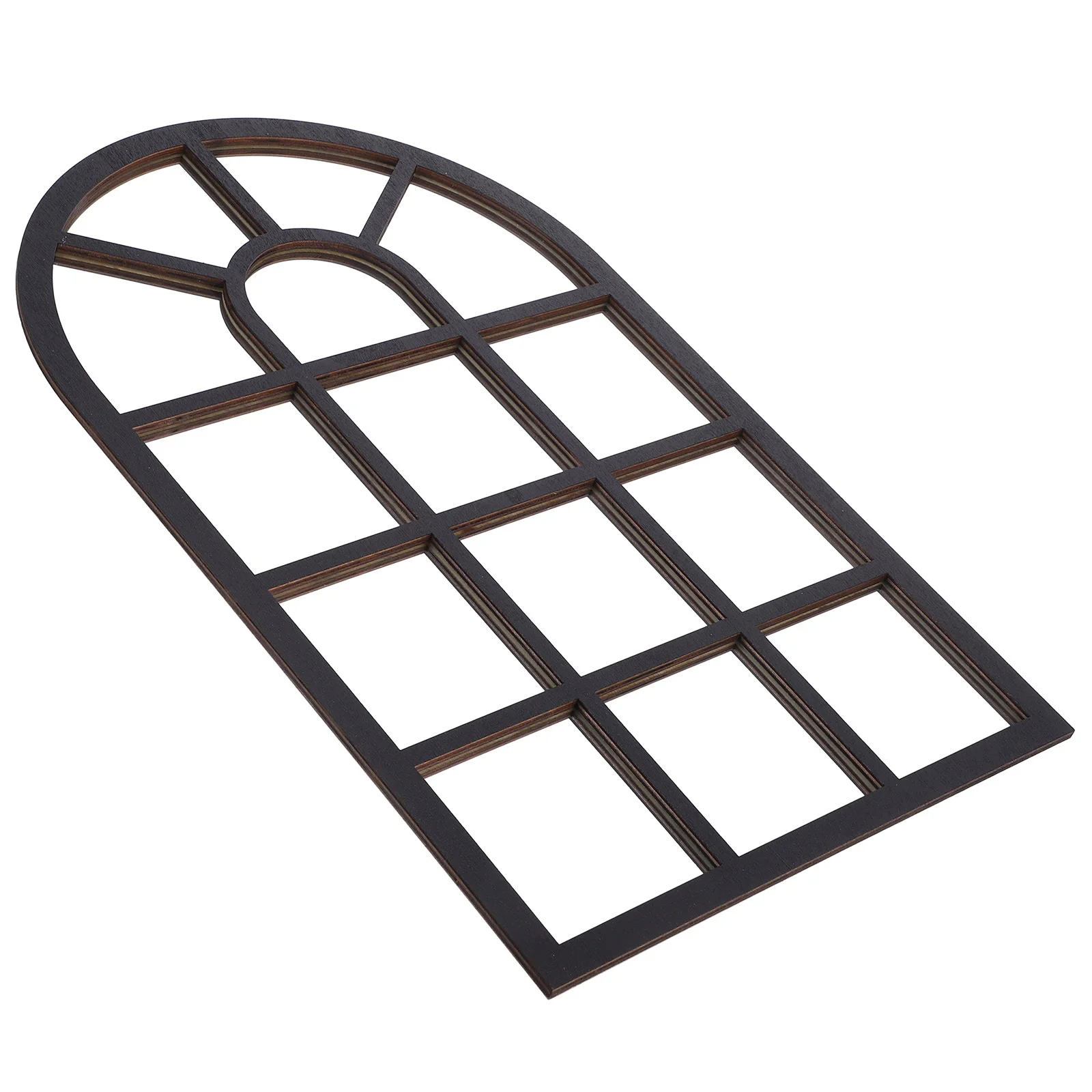 

Peel and Stick Arched Window Wall Decal Wooden Frame Design for Living Room Bedroom Entryway Rustic Decorative Home Wall