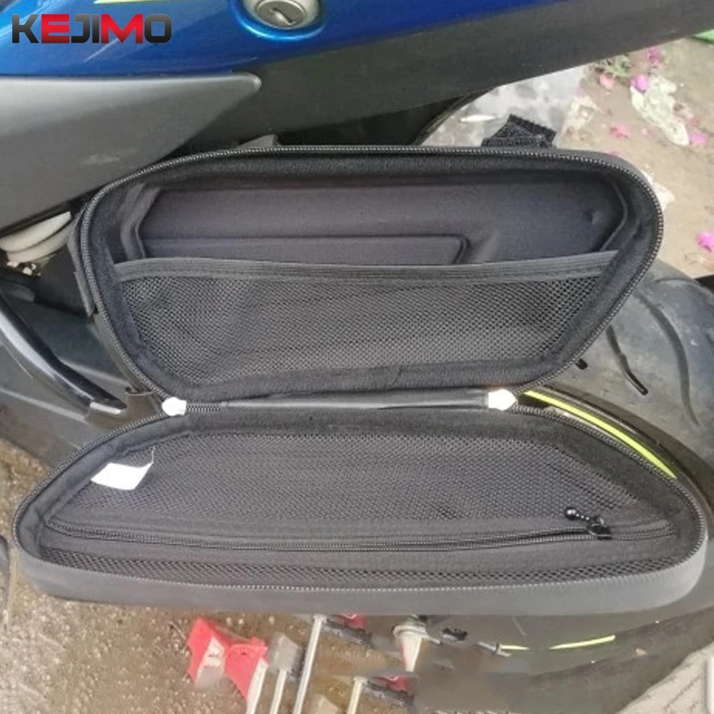 New Motorcycle Accessories Hanging Bag Waterproof Universal Side Bags Black Hard Shell Bicycle Bags Mountain Bike Triangle Pouch