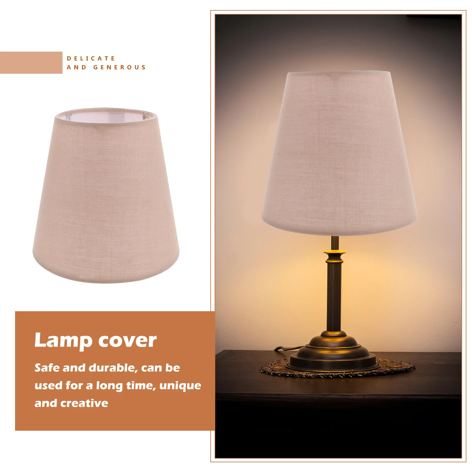 

Macaron Lamp Shade Fabric Drum Light Cover Decorative Pendant Lampshade For Living Room Bedroom Ceiling Chandelier