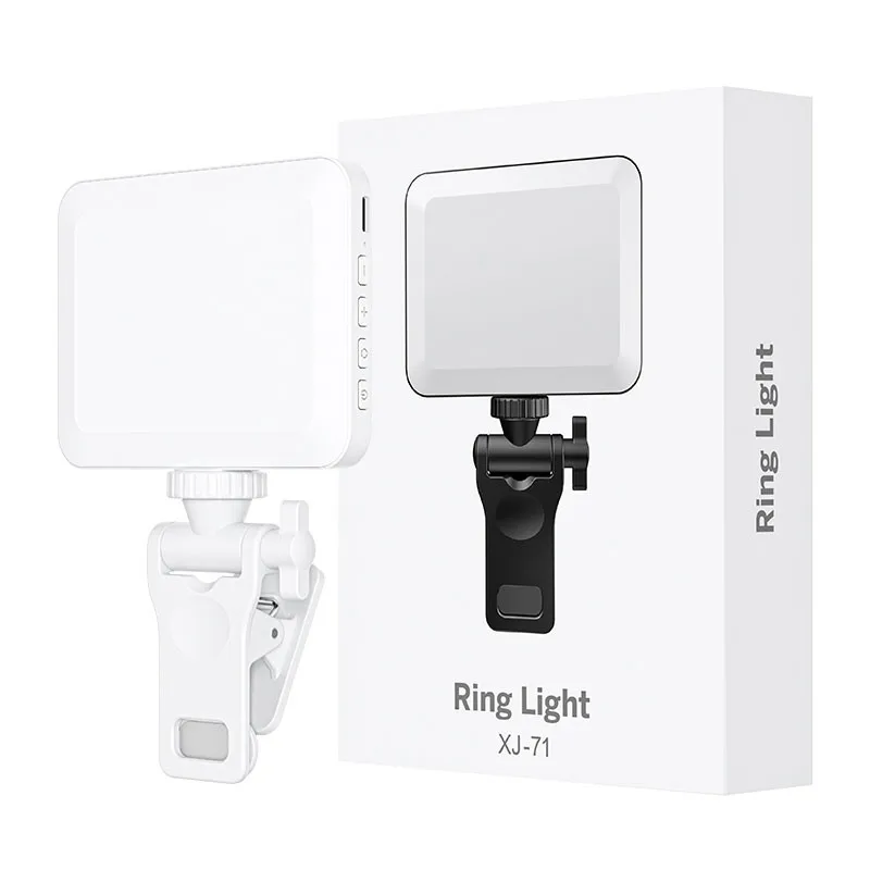 Nalezuns Ring Light, Luce Selfie per Telefono 3200-6500K, Regolazione Libera Della Luminosità