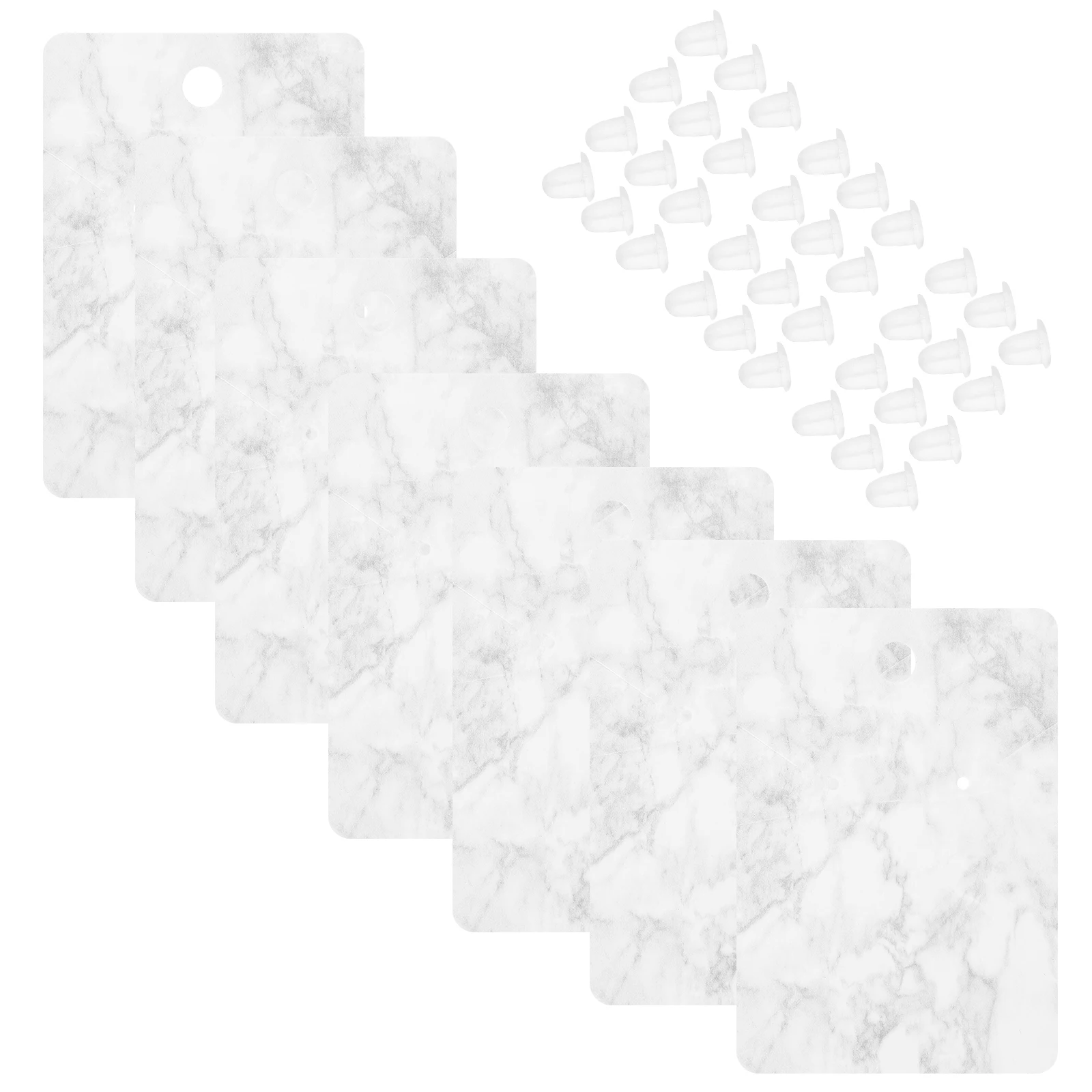 100 сережек 5x7 см с мраморным узором, демонстрационные карты, ожерелье, бумажный держатель для ювелирных изделий, карты, ювелирные аксессуары, упаковка