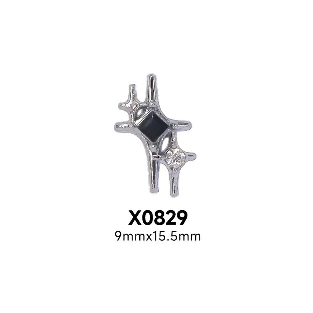 10 ピース/セット DIY ネイル装飾品合金スターネイルデコレーションネイル用品ネイルラインストーン合金蝶ネイルアクセサリー