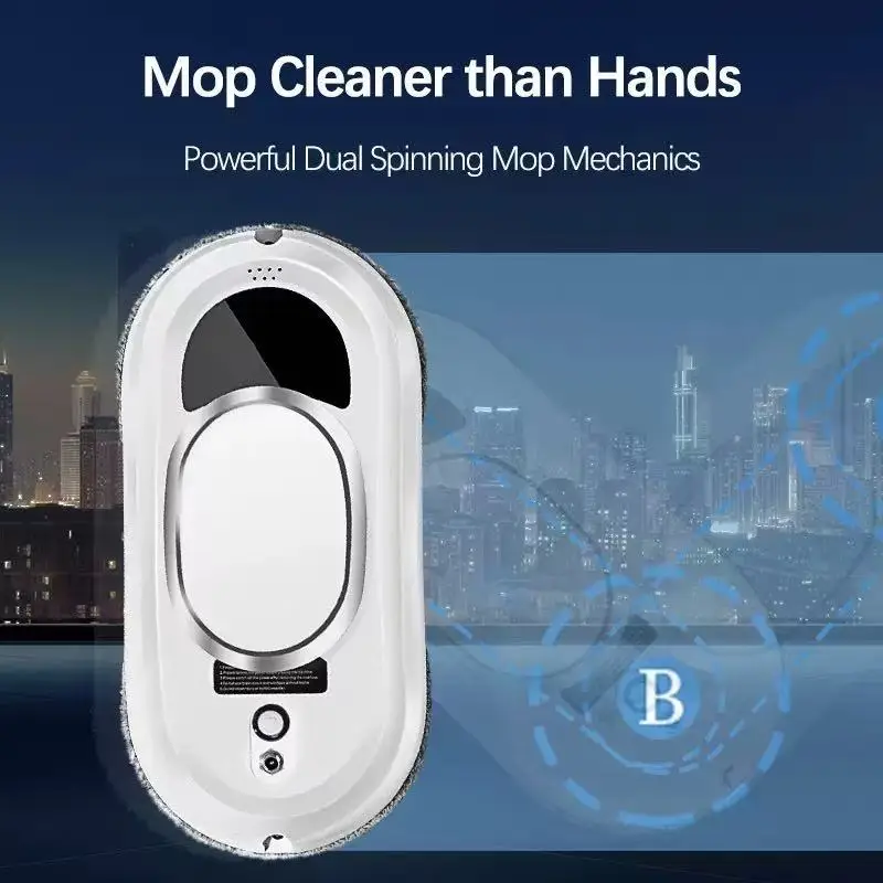 Window Robot Vacuum Cleaner Cleaning Electric Glass limpiacristales Remote Control Machine view 2