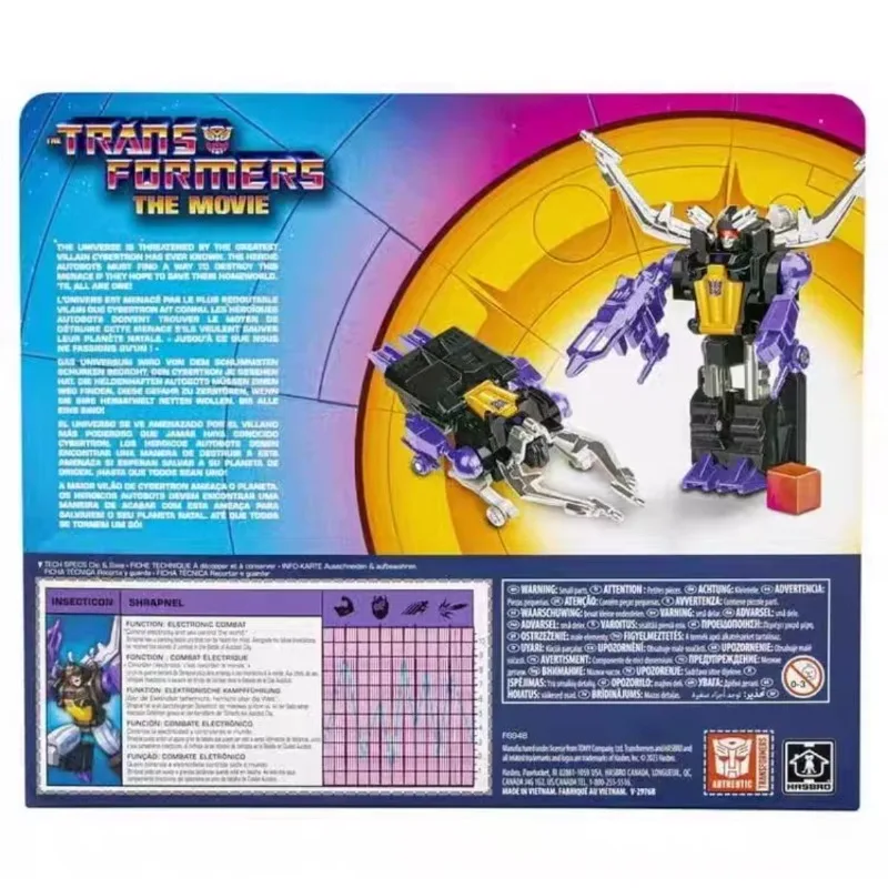 New Original Hasbro Transformers Toys G1 Insecticon Espionage Kickback Action Figure Toys