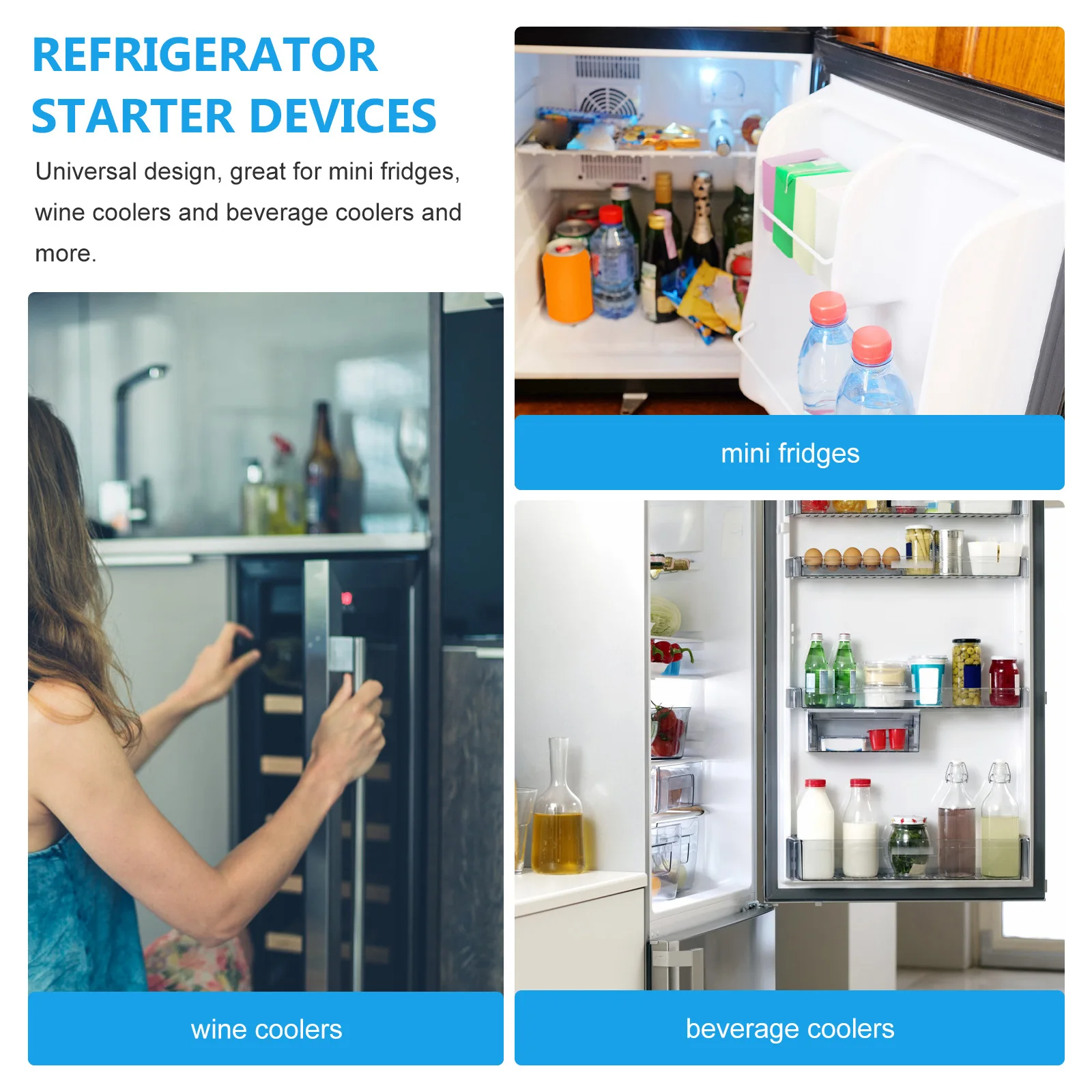 

4Pcs Freezer Shelf Clip Hook Sturdy Refrigerator Support Clamp Cooler Shelf Fixing Brace Anti Shift Refrigerator Support Clamp