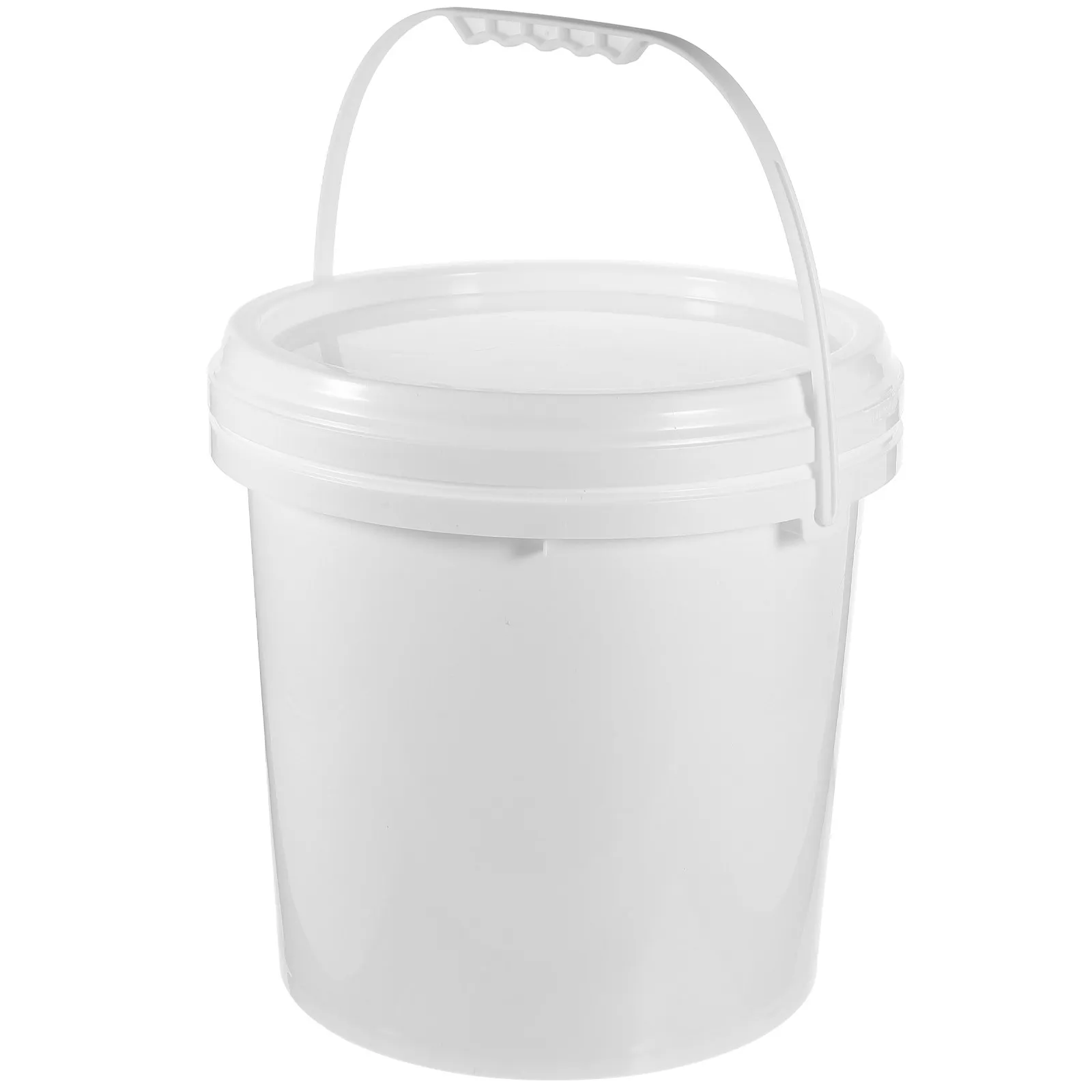 10L Paint Bucket with Airtight Lid Food Grade Hdpe Round Storage Container for Painting Pigment Mixing Oil Wine Water Outdoor