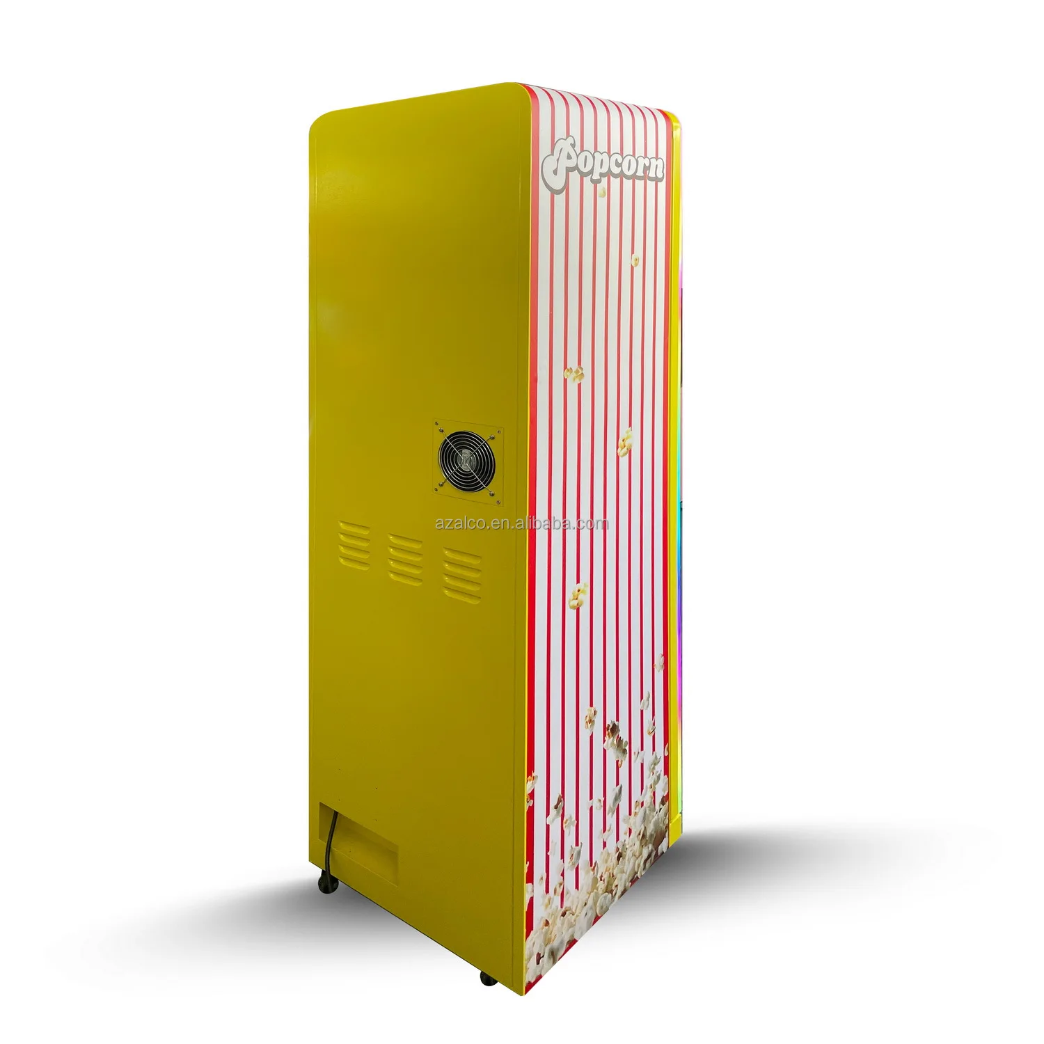 آلة بيع صنع الفشار التجارية بنكهتين شاشة تعمل باللمس 10.1 بوصة تصميم مخصص آلة صنع الفشار الأوتوماتيكية للسينما