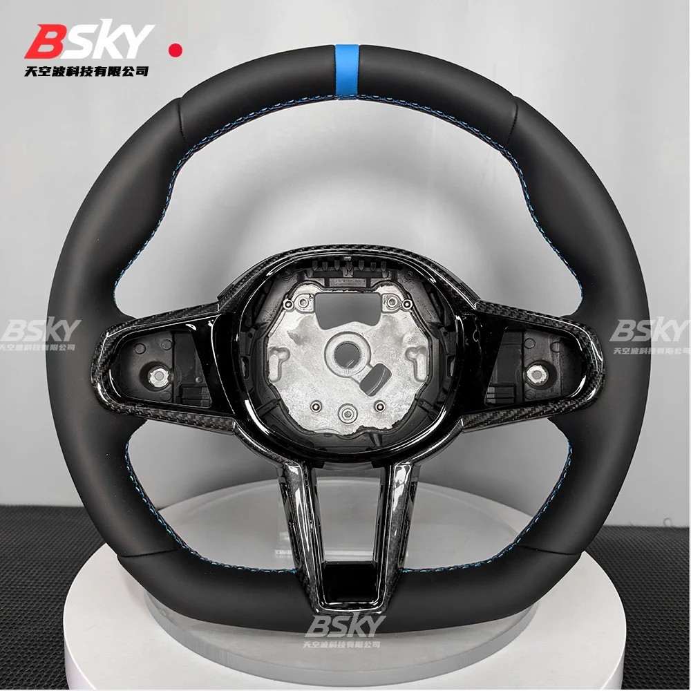

Suitable for BMW G80 G82 G20 G30 F80 F82 F87 F12 F86 F33 F85 F30 F10 M2 M3 M4 M6 Automotive Carbon Cover CS Steering Wheel