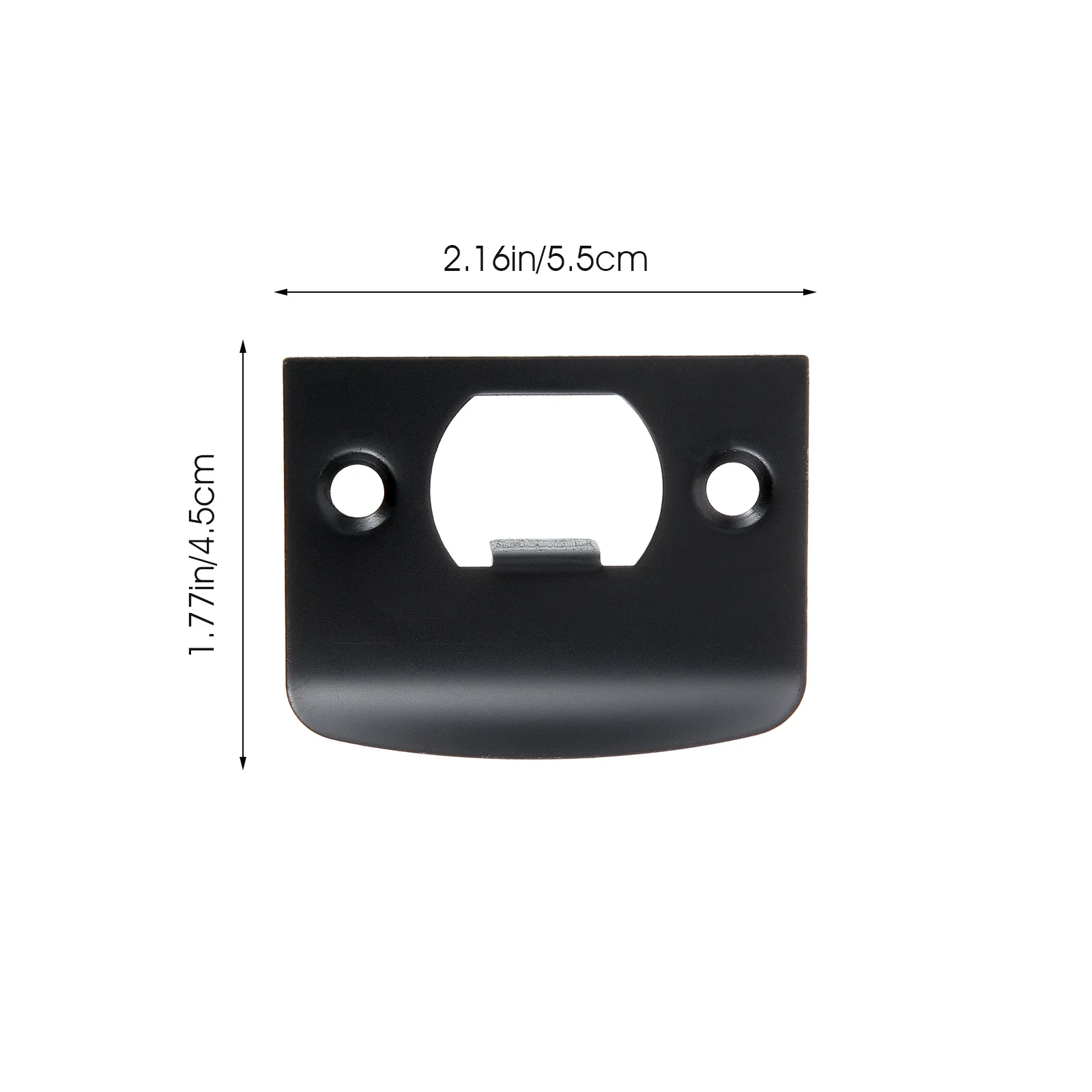 Piastra di rinforzo per porta in acciaio inossidabile con piastra per catenaccio da 4 pezzi per installazione con catenaccio per rinforzo della serratura della porta anteriore