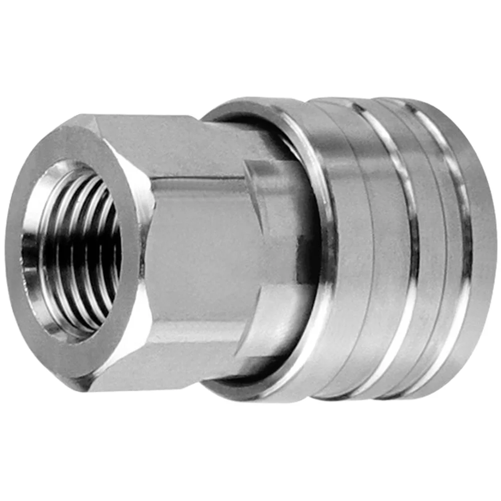Stainless Steel Quick Connect Fitting G1/4 to For M14x1.5 for High Pressure Washer Nozzle and Angle Nozzle Use