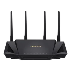 ASUS-Roteador WiFi 6 de Banda Dupla, Segurança de Rede AiProtection Pro, Sistema WiFi AiMesh, MU-Mimo e OFDMA, RT-AX58U 802.11AX