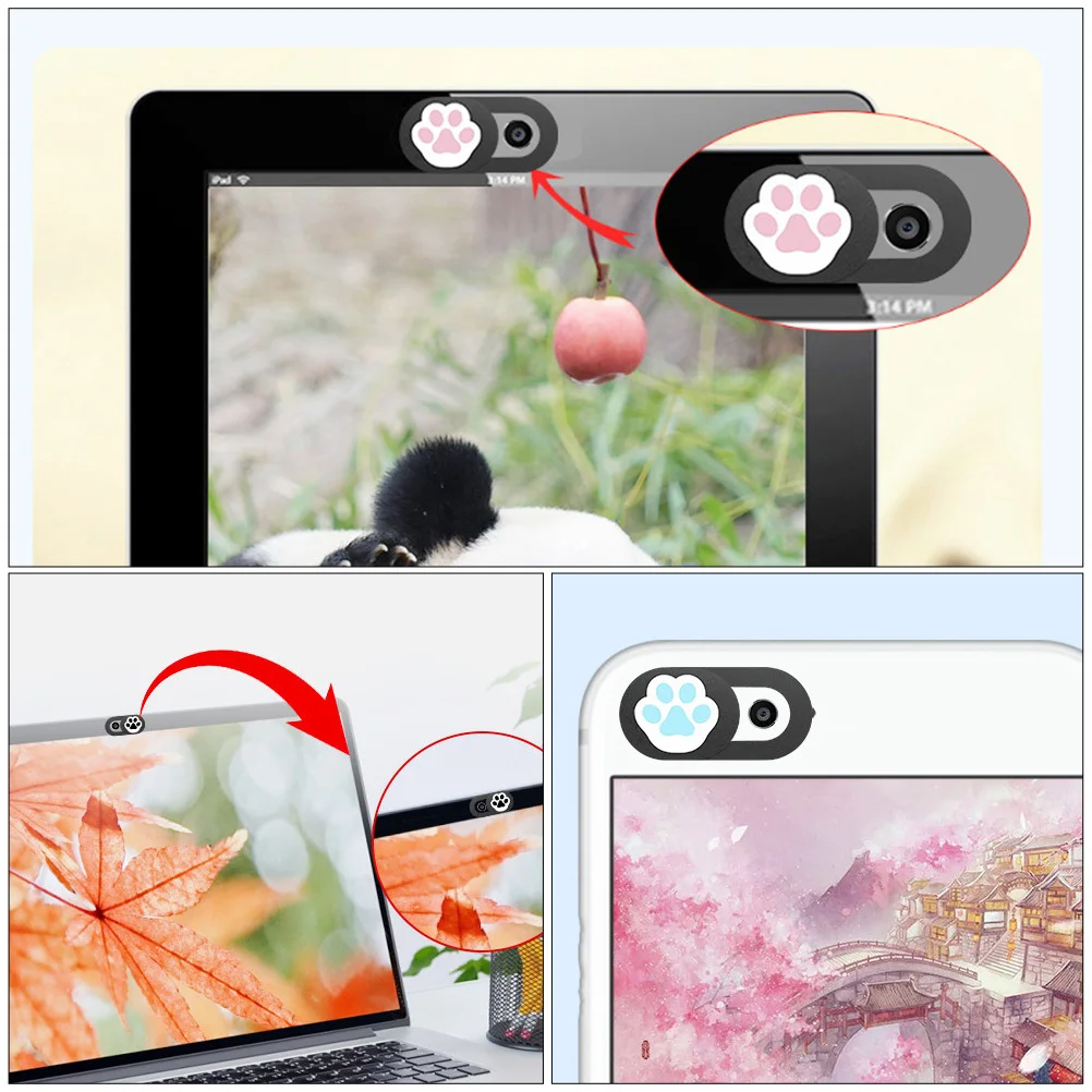 

6Pcs Privacy Covers Anti-Peeping Webcam Covers for Laptop Mobile Tablet Protection Webcam Cover