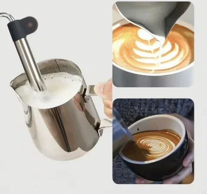Compact Espresso Maker with Milk Frother Coffee Machine for Cappuccino&Latte
