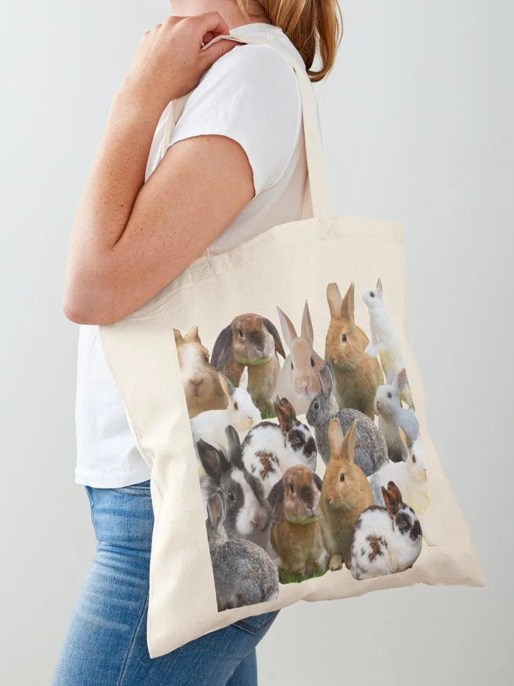 Cute rabbits/bunnies Tote Bag Beach bag tote bag canvas large tote