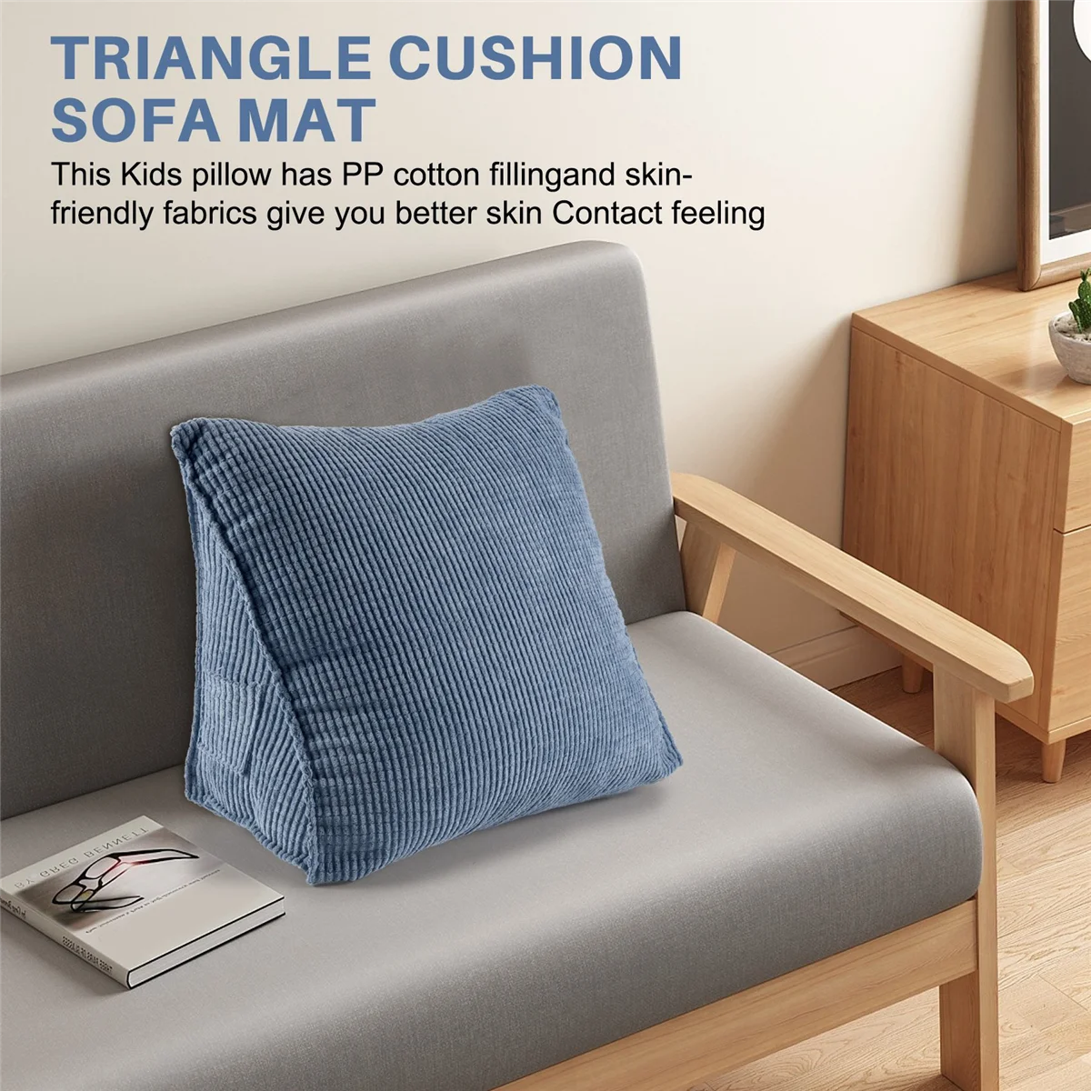 

Backrest Cushion Reading Backrest Cushion Wedge Pillow Back Cushion Lumbar Pad Bed Office Chair