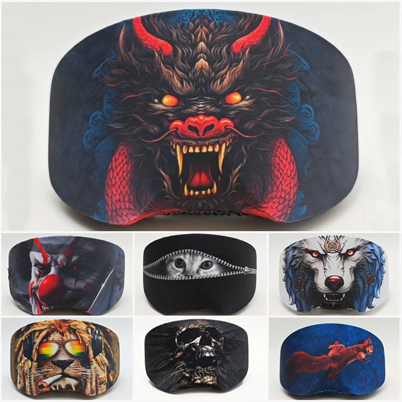 

Hot sales Ski Goggles Protective protecting bag high elasticity Scratch-Resistant animal pattern Great for Festival Gift Giving
