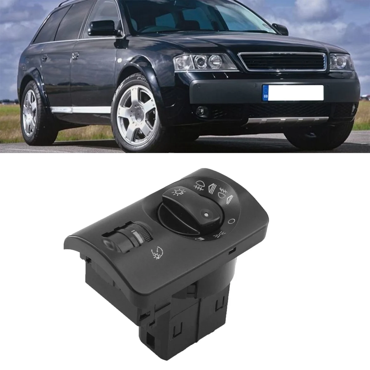 4B1941531E Fog Light Control Switch Auto for Audi A6 C5 Seat Skoda