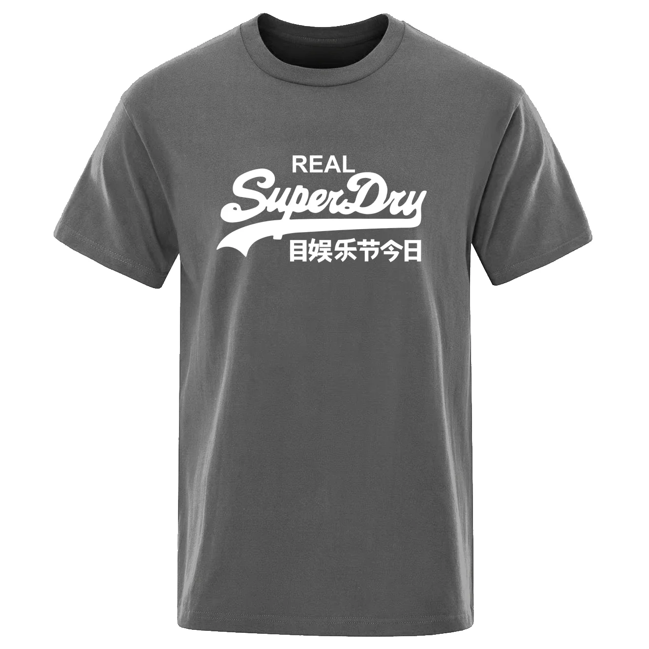 UK Superdry Ultimate DRY Men\'s Summer Cotton T-shirt Simple Retro Breathable Comfortable Round Neck Women Street Wear