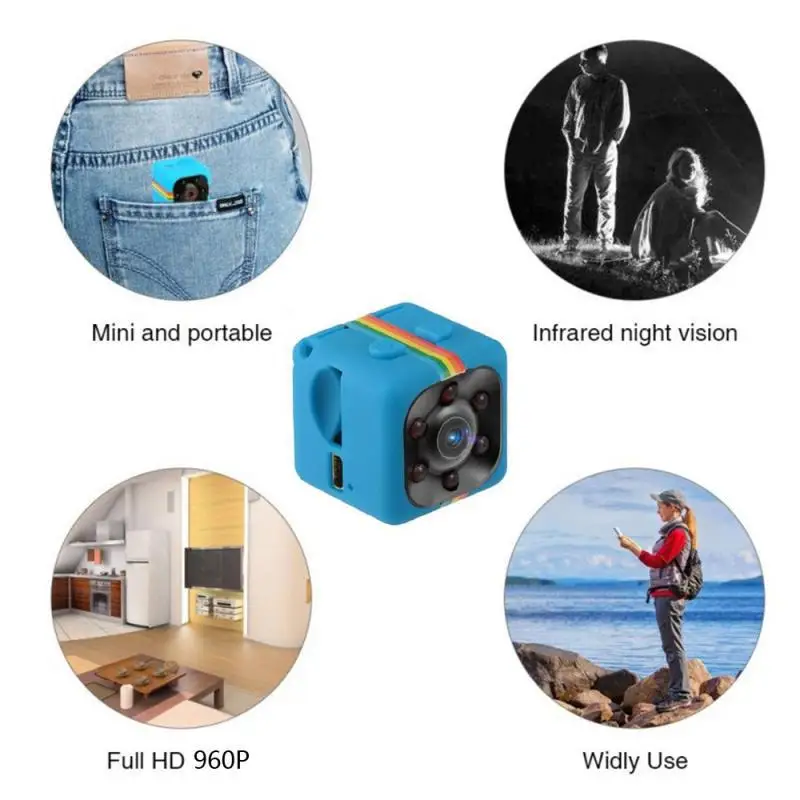 Toopro SQ11 Night Vision Video 720P HD Micro Camera Sport DV Video Ultra Small Cam Security Camera - view 4