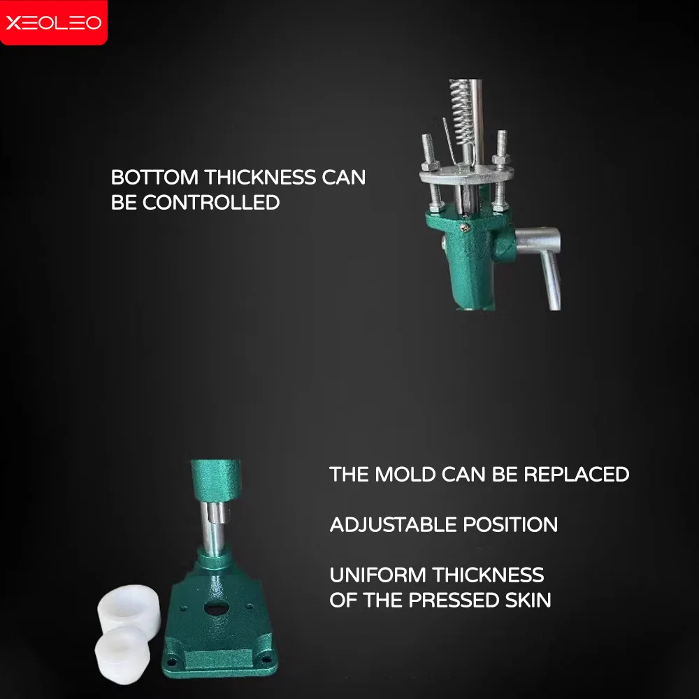 XEOLEO 수동 에그 타르트 크러스트 프레서 기계, 디저트 푸딩 컵 케이크 성형 기계, 에그 타르트 쉘 프레스 기계