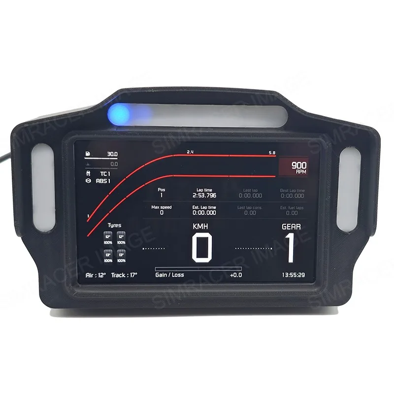 Picture 5: USB Racing Game 5-inch Screen Multi-function Meter SIMHUB Custom Configuration Makes Simulated Driving Experience More Realistic