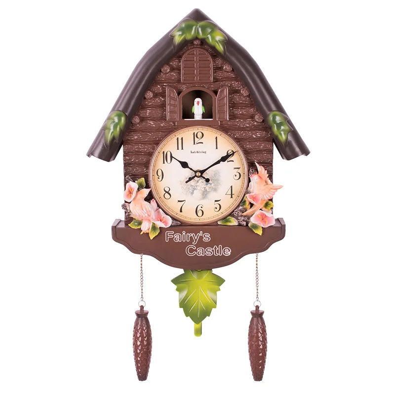 

Custom cuckoo living room modern fashion wall children's bedroom time quartz home wall clock
