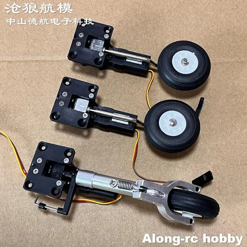 Carrello di atterraggio retrattile da 107g 92mm Ammortizzatore naso Principale LG Altezza 73mm per 1-2kg RC Aereo EDF Aereo Modello fai da te Pezzo di ricambio
