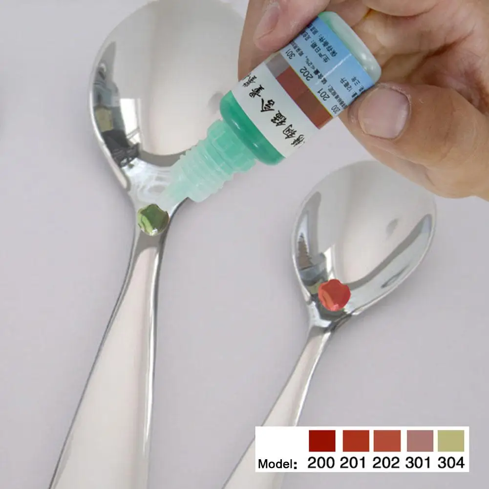 1/2/5PCS 304 Steel Detection Liquid Rapid Identification Reagent Analytical Drugs Manganese Content Rapid Test 12ML