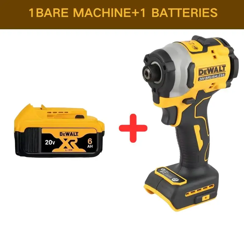 DEWALT DCF850 20V Impact Drill Brushless Motor 205Nm Variable Speed Electric Screwdriver Woodworking Driver Bare Tool power tool image 3
